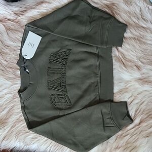 NWT GAP X Cult Gaia Collab Crewneck Olive Night Kids Various Sizes